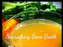 coconut oil post nourishing bone broth 2