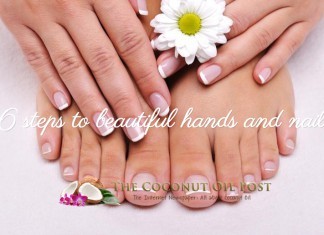 coconut oil post 6 steps to beautiful hands and nails