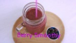 coconut oil post raspberry ginger smoothie