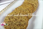 coconut oil post coconut and linseed biscuits