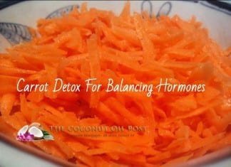 coconut oil post carrot detox