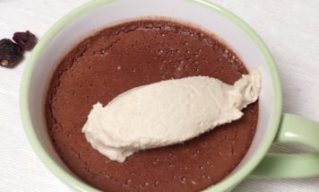 Coconut oil post chocolate mousse